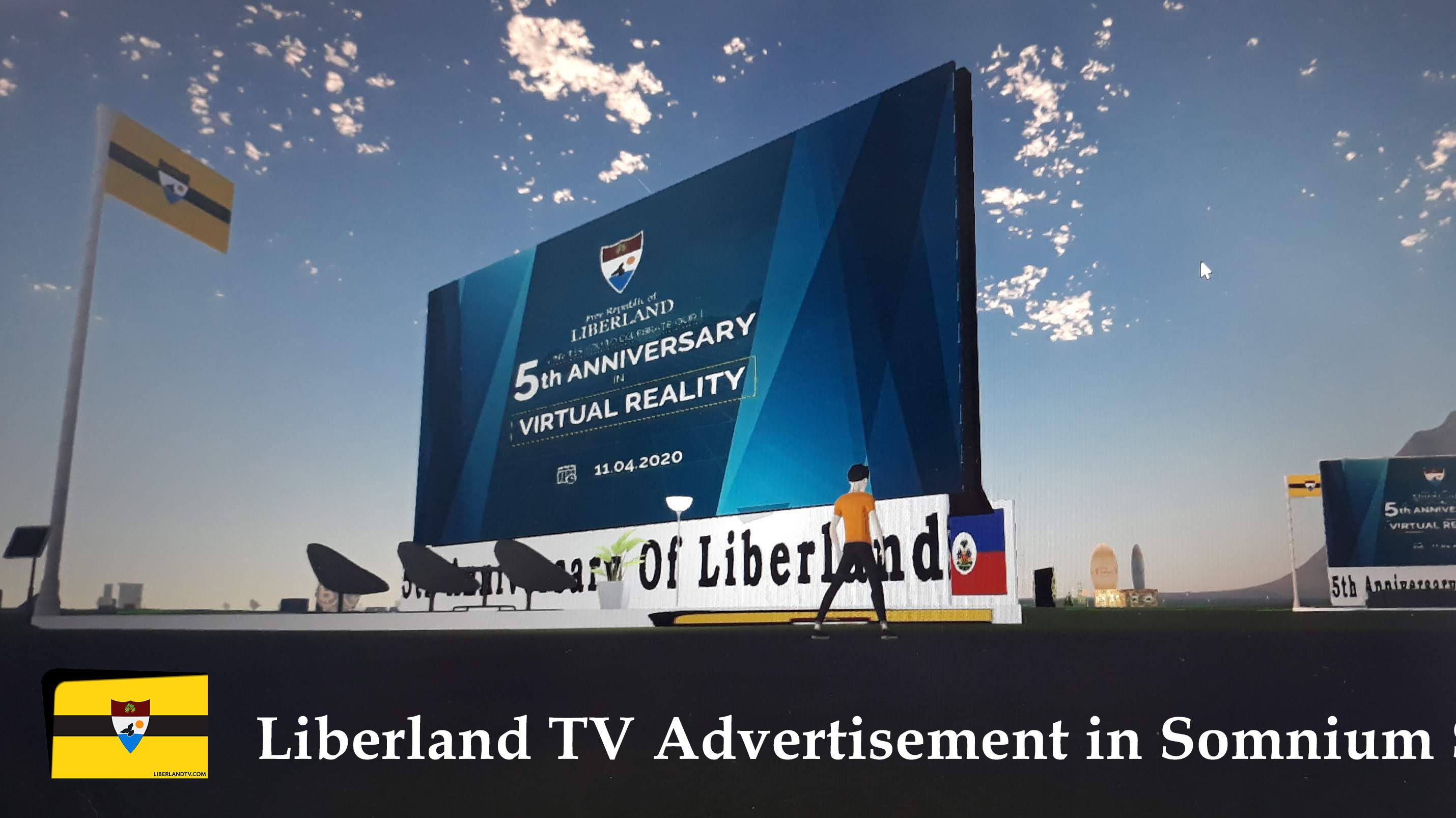 Liberland TV in Somnium Space