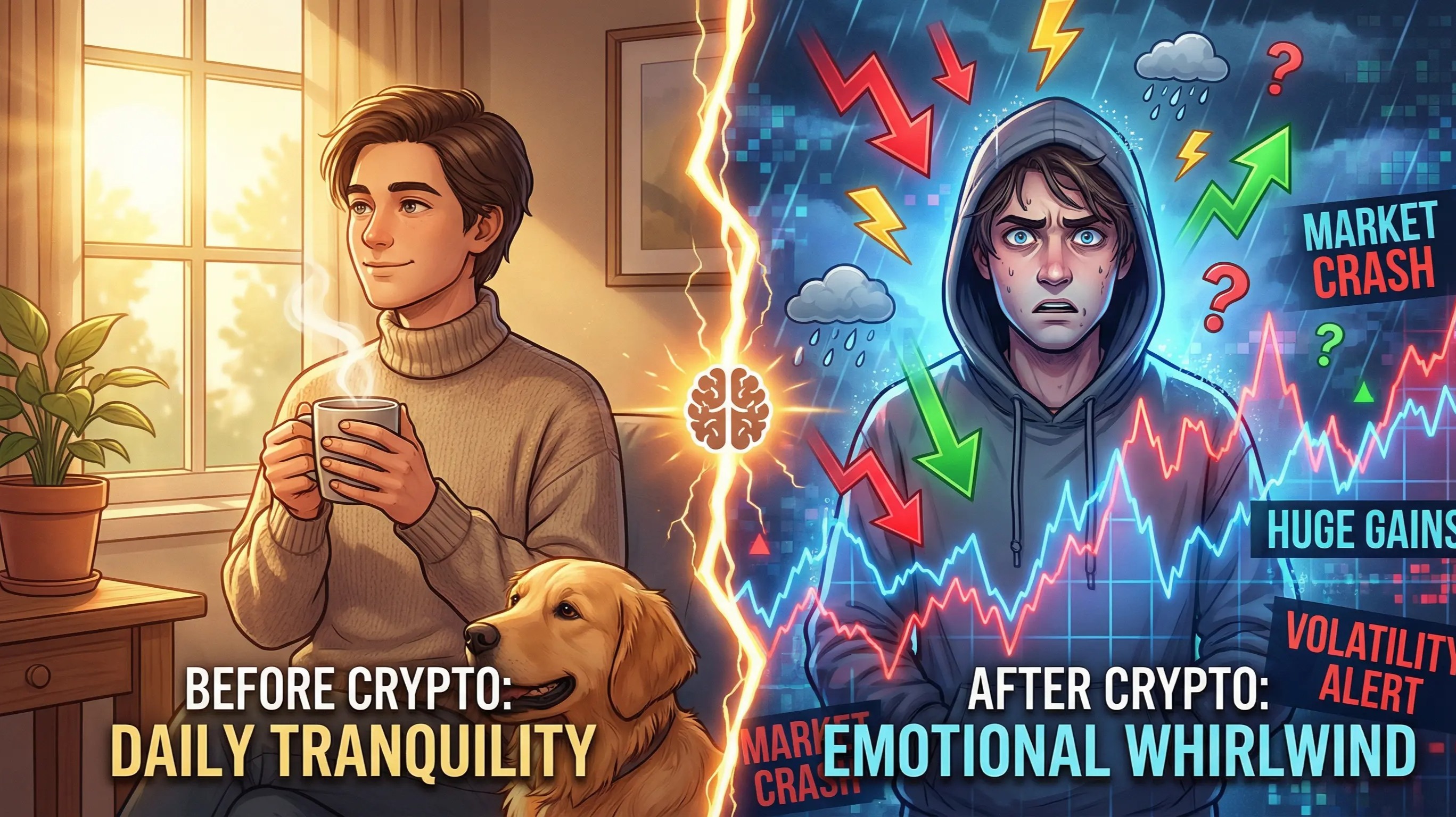 Crypto didn't change him. The expectations did. The market just trained the trigger.