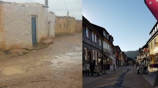 My street in Morocco and in Germany
