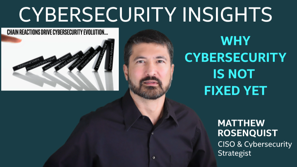 Video Presentation Why Cybersecurity Is Not Fixed Yet