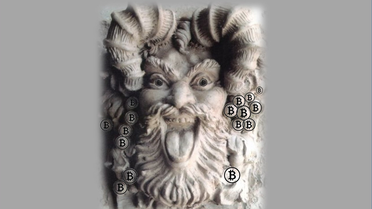Bacchus with bitcoin