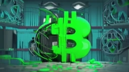 Bitcoin Hit By Green Mutation by Along Tusk
