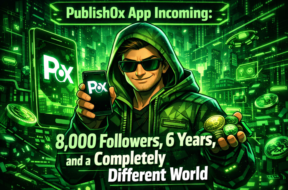 From a Few Lines In 2020 To The Publish0x App In 2026