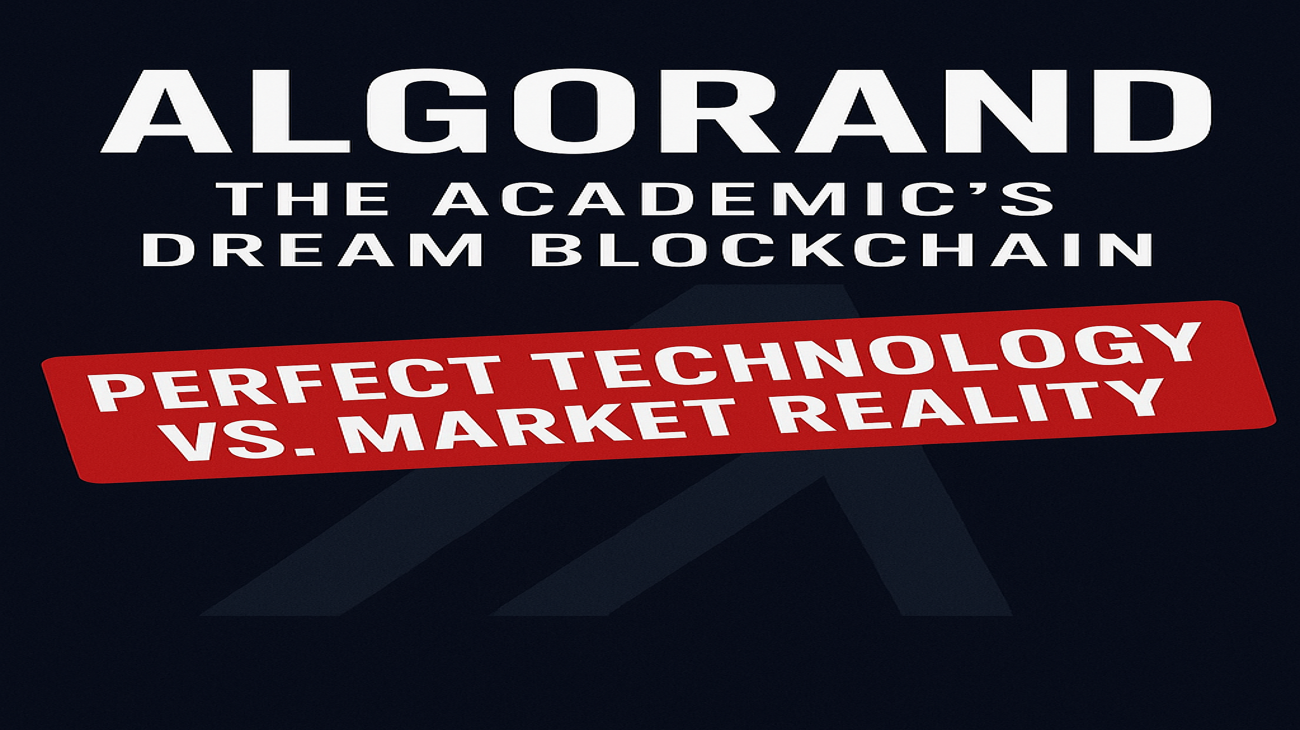 Algorand: The Academic's Dream Blockchain (Perfect Technology vs. Market Reality)