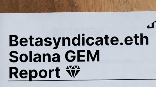 Betasyndicate.eth GEM Report 💎