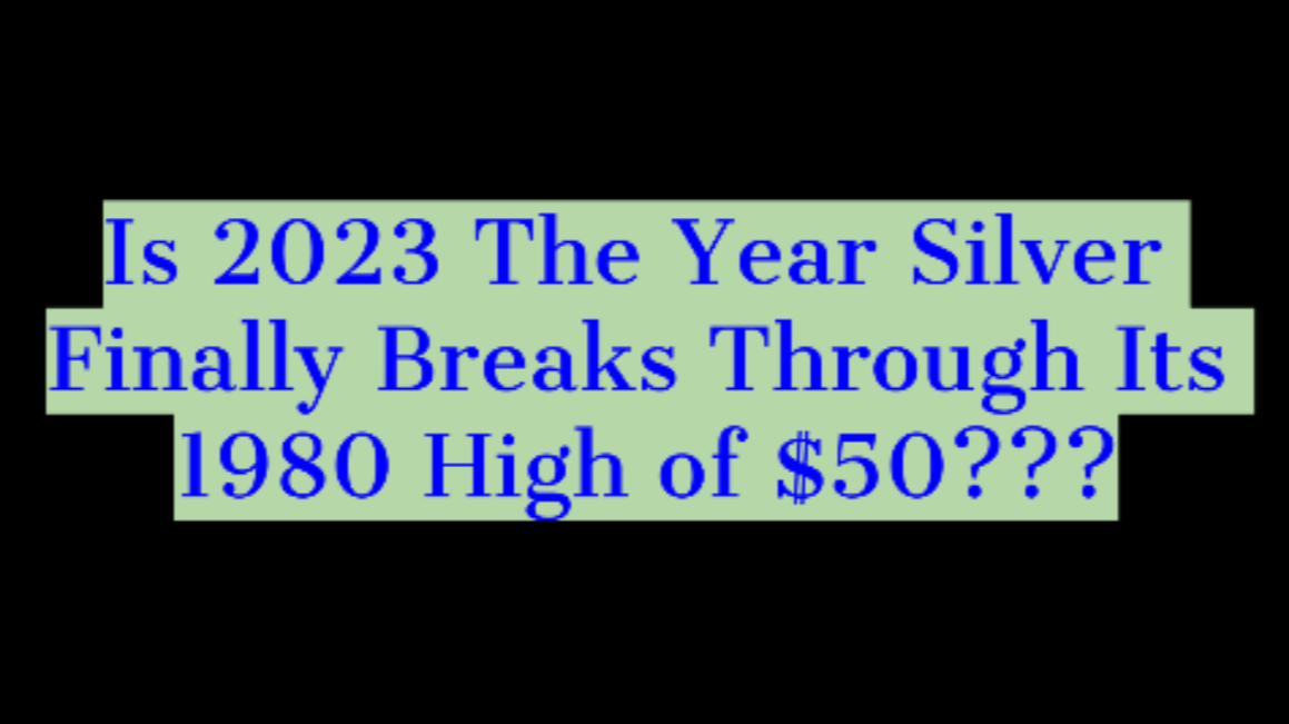 Is 2023 the year silver finally breaks out?