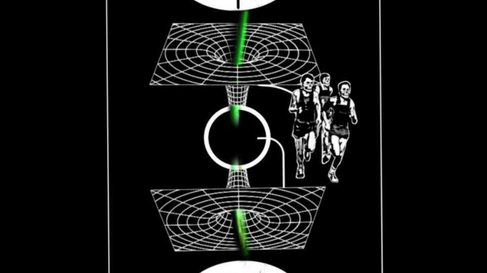 The Track and field relay team inadvertently passed through a rift in time.