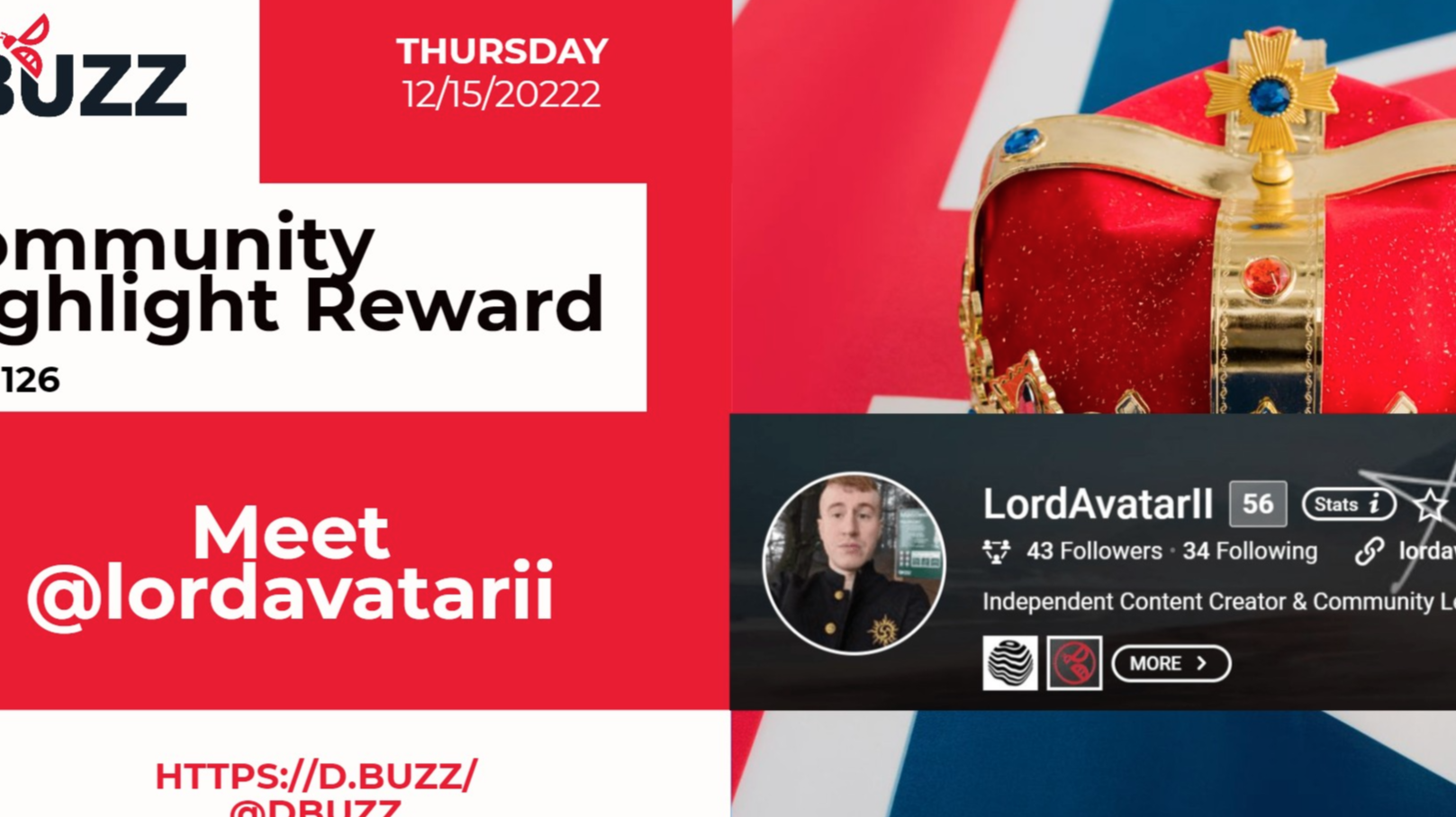 D.Buzz Community Highlight: @lordavatarii