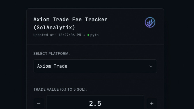 A free third-party Solana fee tracker. The tool helps traders estimate on-chain, platform and bribe fees, across leading DeFi