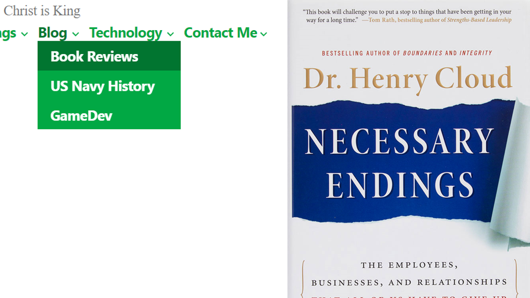 Book Review of 'Necessary Endings'