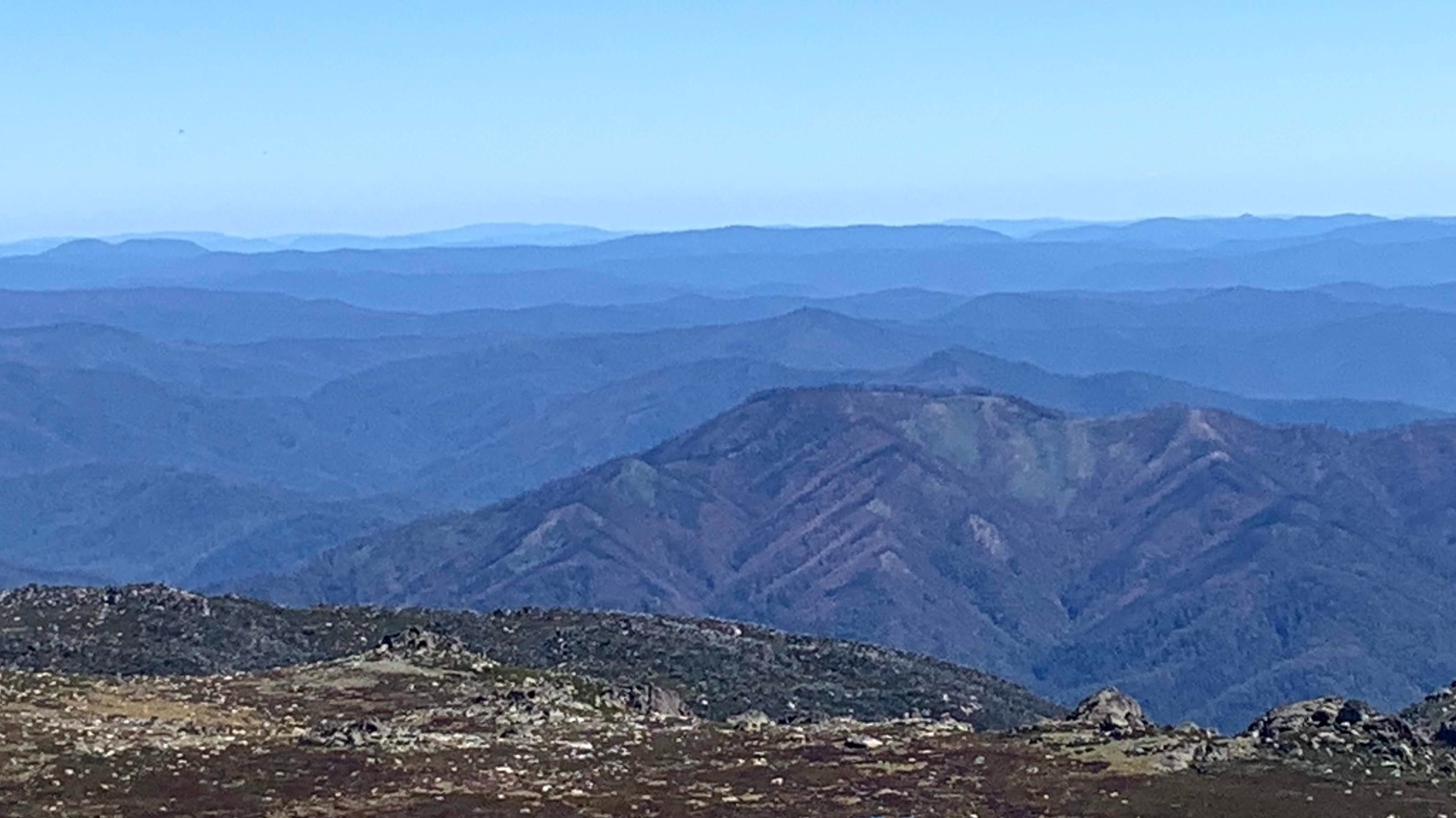 View from Mt Kosciuszko