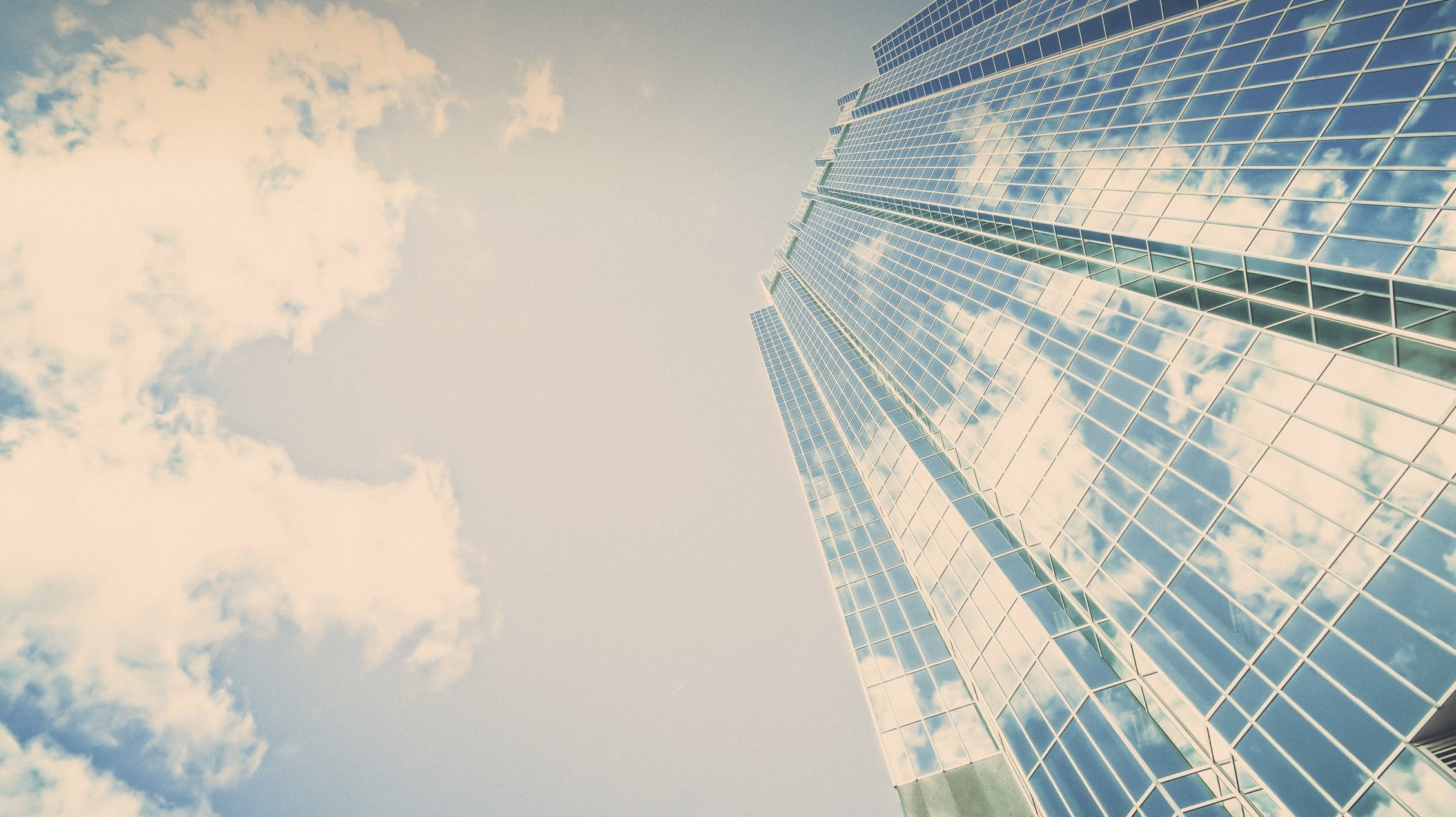 By Scott Webb 'White and Blue Building during Daytime'