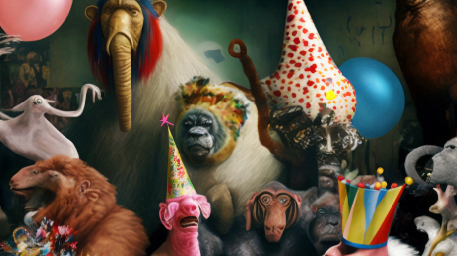 "Carnival with Friends" | AI Art | Made with Midjourney V.4