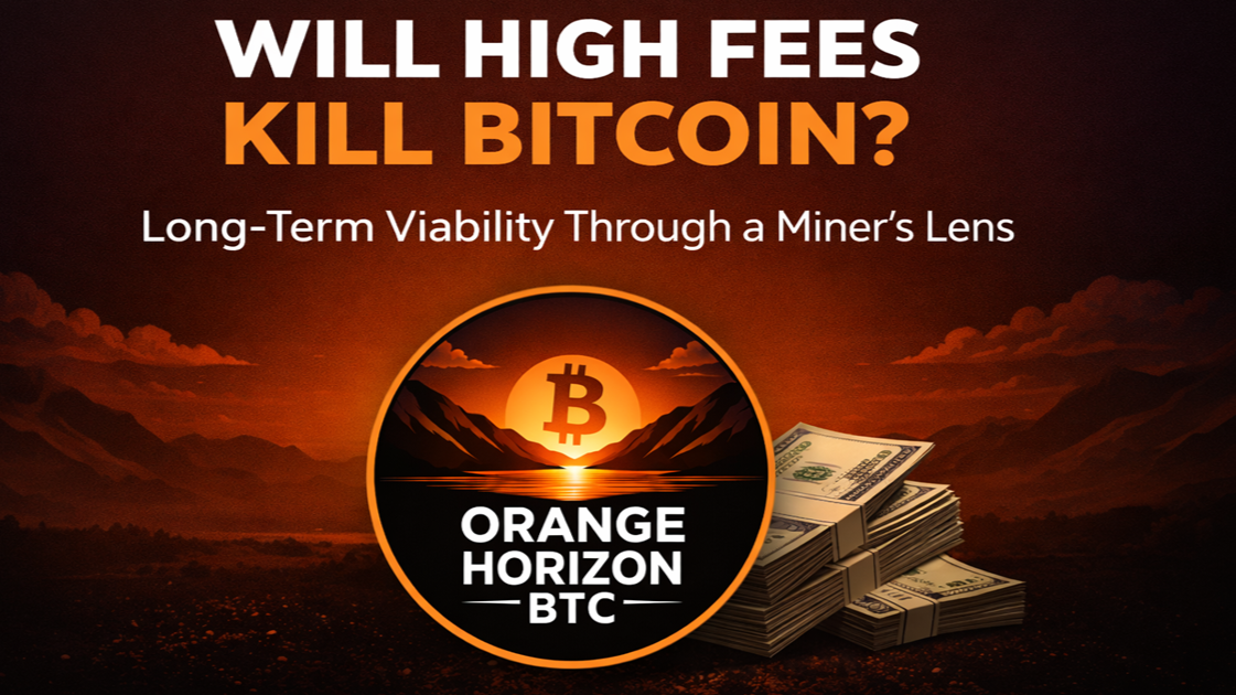 Will High Fees Kill Bitcoin? Long-Term Viability Through a Miner's Lens