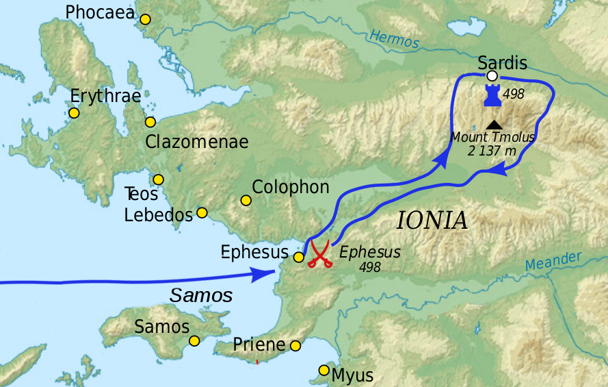 THE IONIAN REVOLT, 499 493 BC The Start of the GrecoPersian Wars