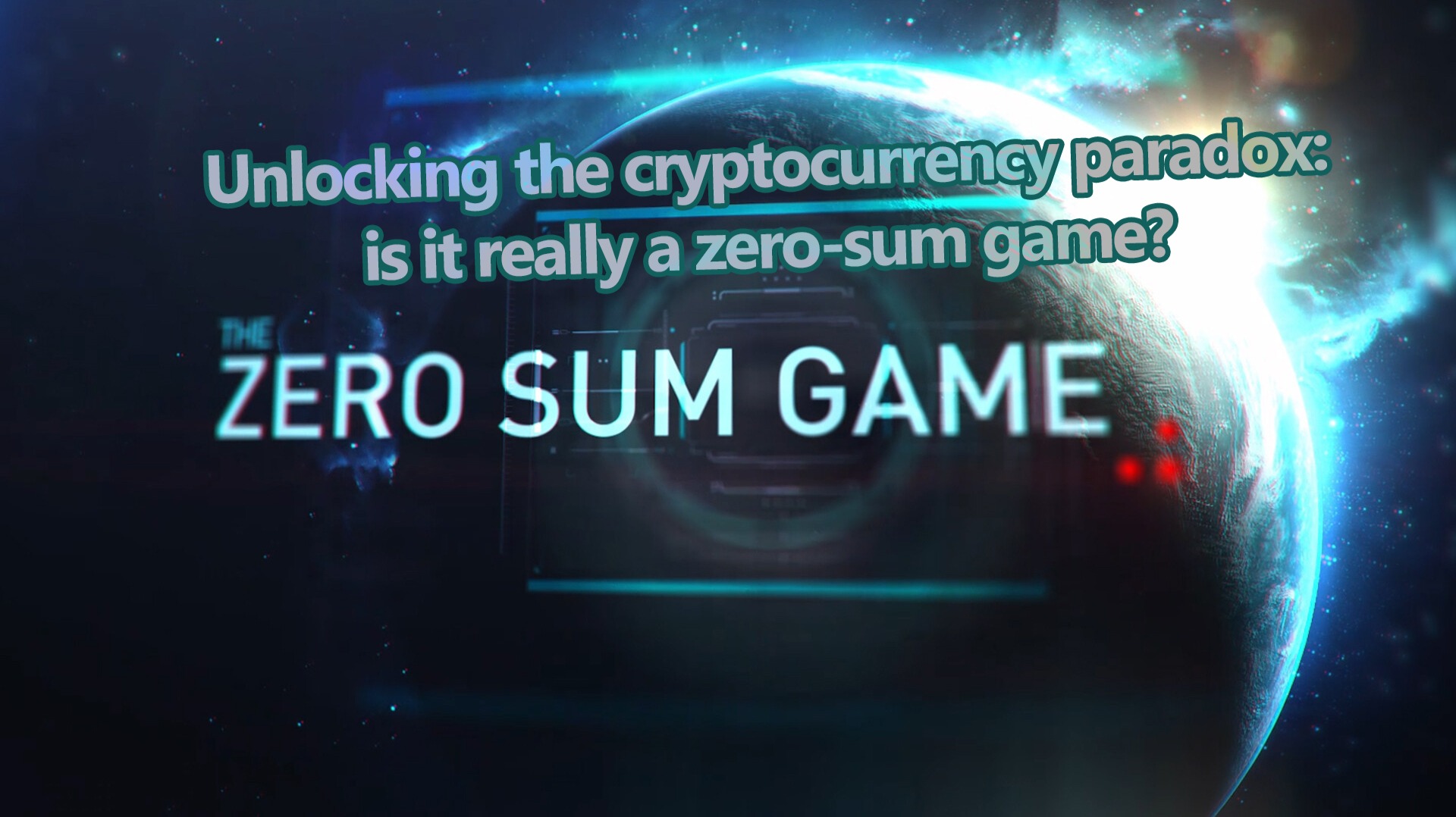 Unlocking the cryptocurrency paradox: is it really a zero-sum game?