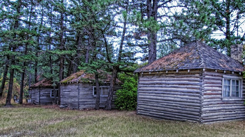 three cabins