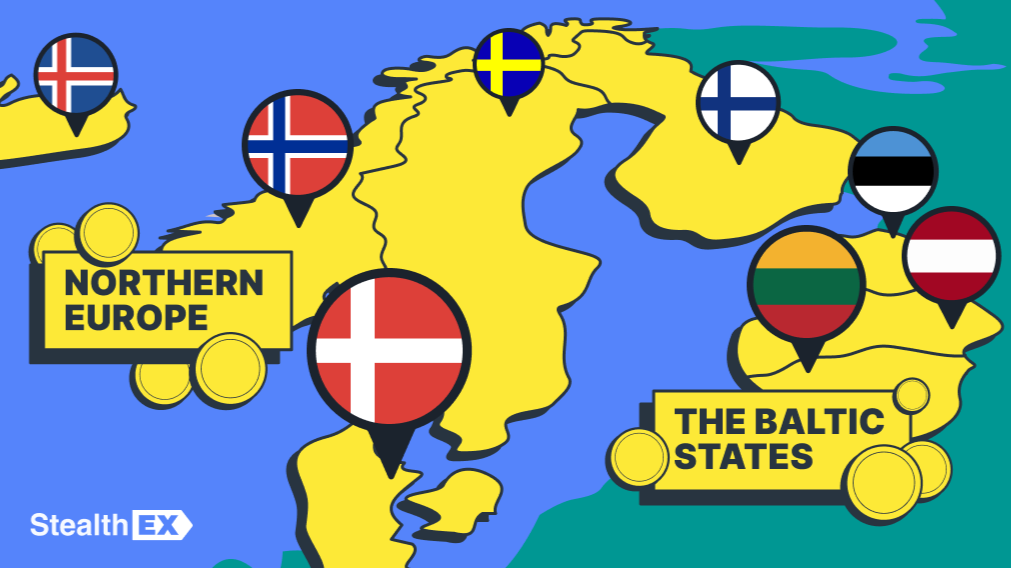 Cryptocurrency in Scandinavia and the Baltic States of Europe