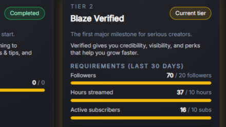 Blaze livestreaming