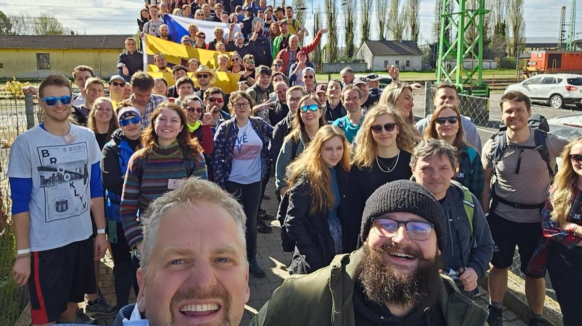 We hosted 200 people today in Liberland and raised the flag at the Jefferson’s square!