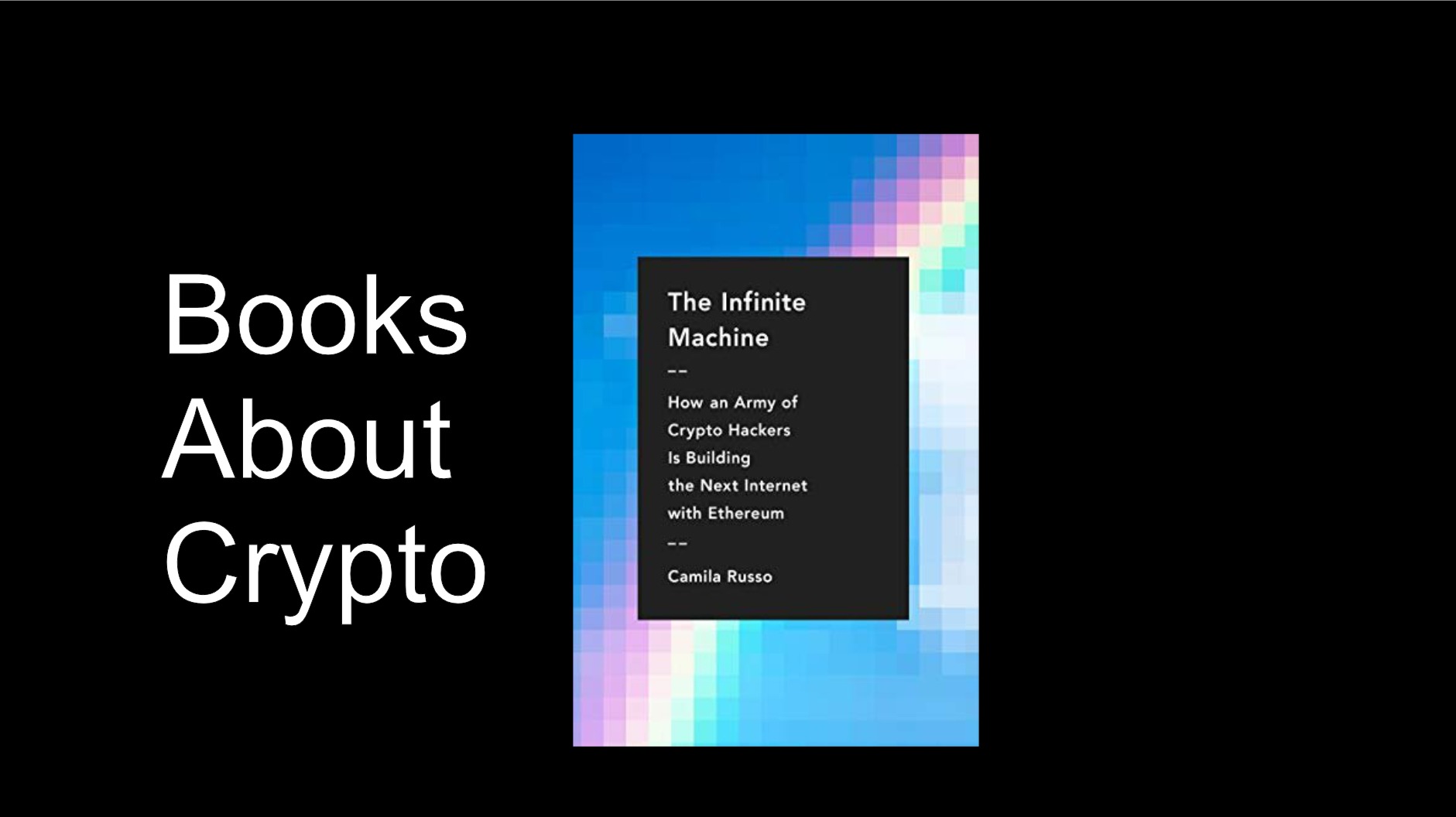 The Infinite Machine, about Ethereum, available on Amazon (free with  Audible trial)