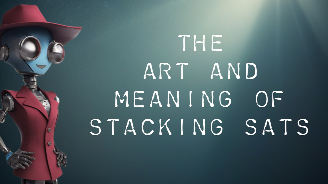 The Art & Meaning of Stacking Sats