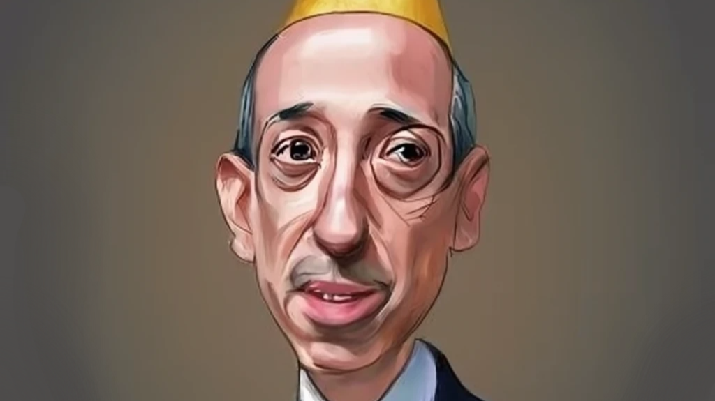 Gary Gensler Dunce Hat by Along Tusk