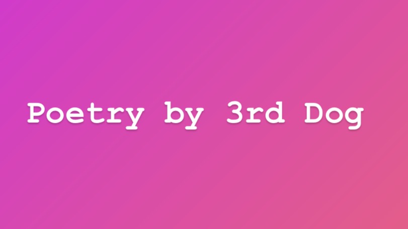 poetry by 3rd Dog