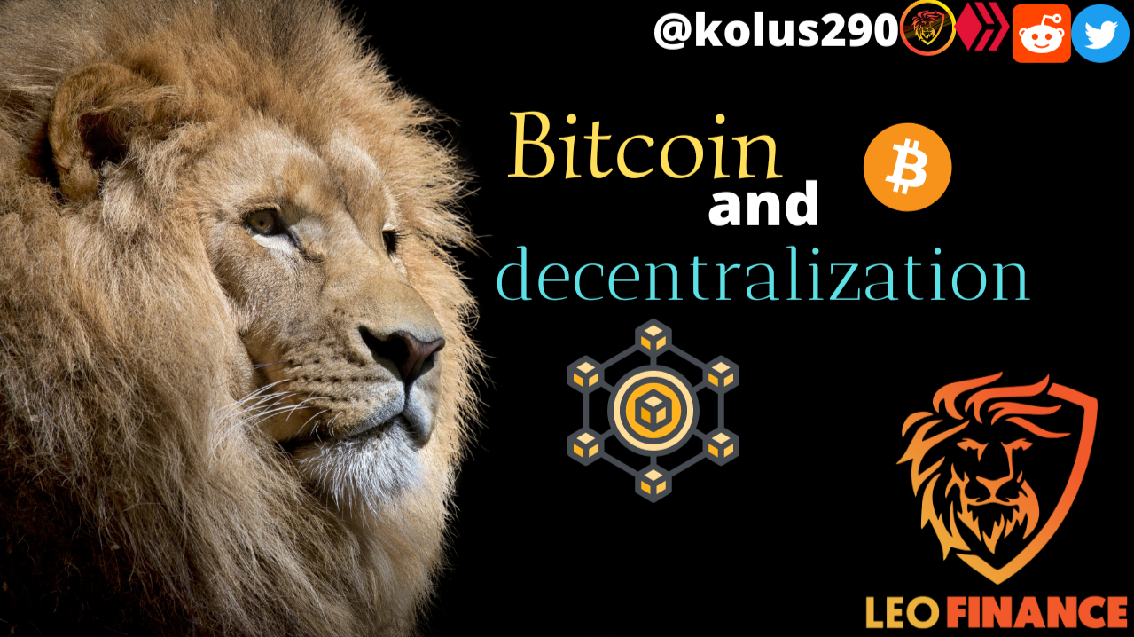 Bitcoin and Decentralization