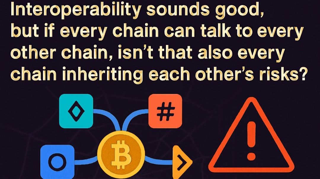 Each Chain Interoperability sounds good, but if every chain can talk to every ...