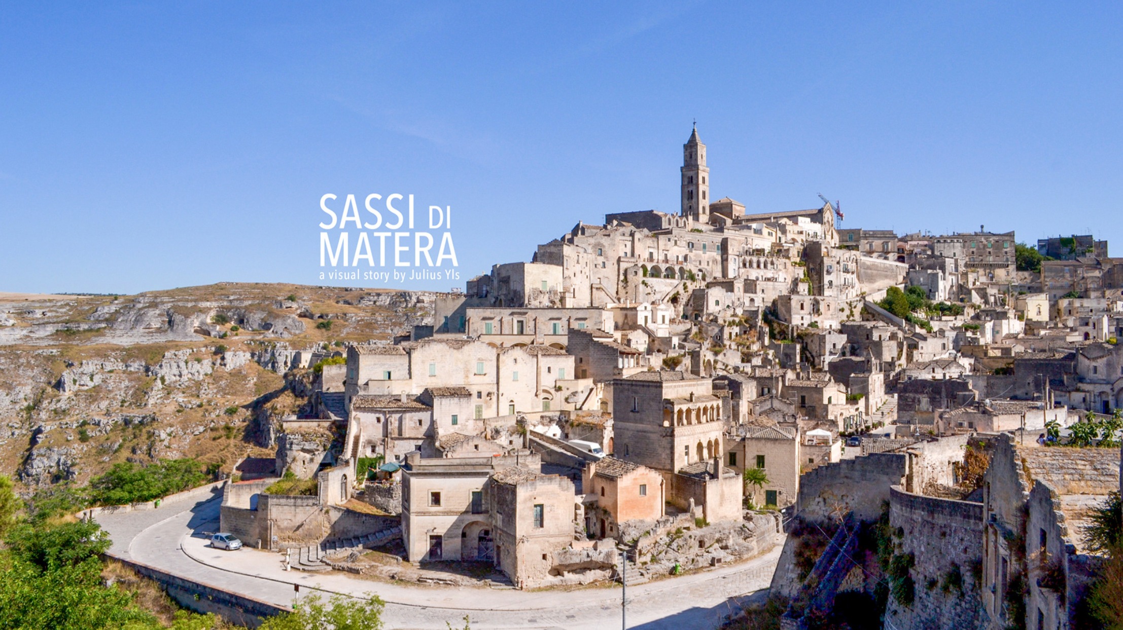 The city of Sasi Di Matera in Italy