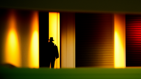 A person who hides behind a_ structure of lies