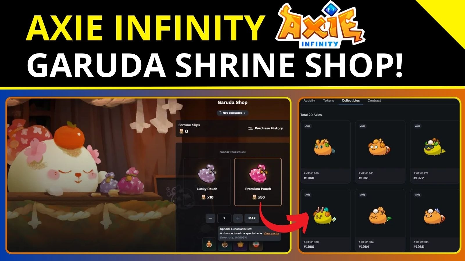 Axie Infinity Garuda Shrine Shop Update