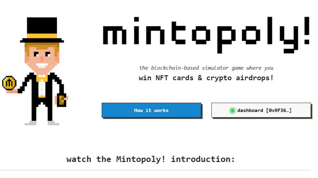 mintopoly, Free Blockchain Game