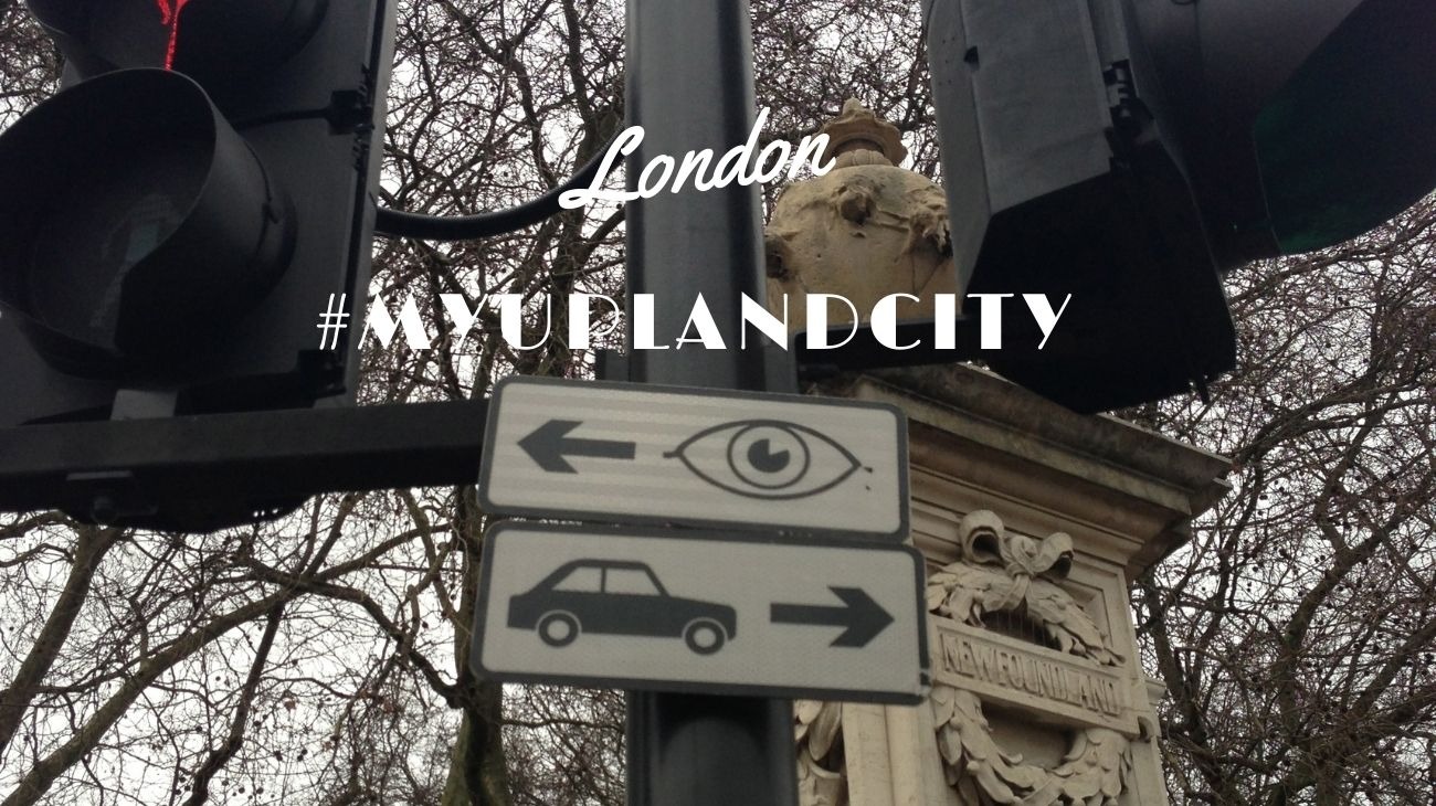 For MyUplandCity this is a real pic in London... what are you supposed to do if you go left??
