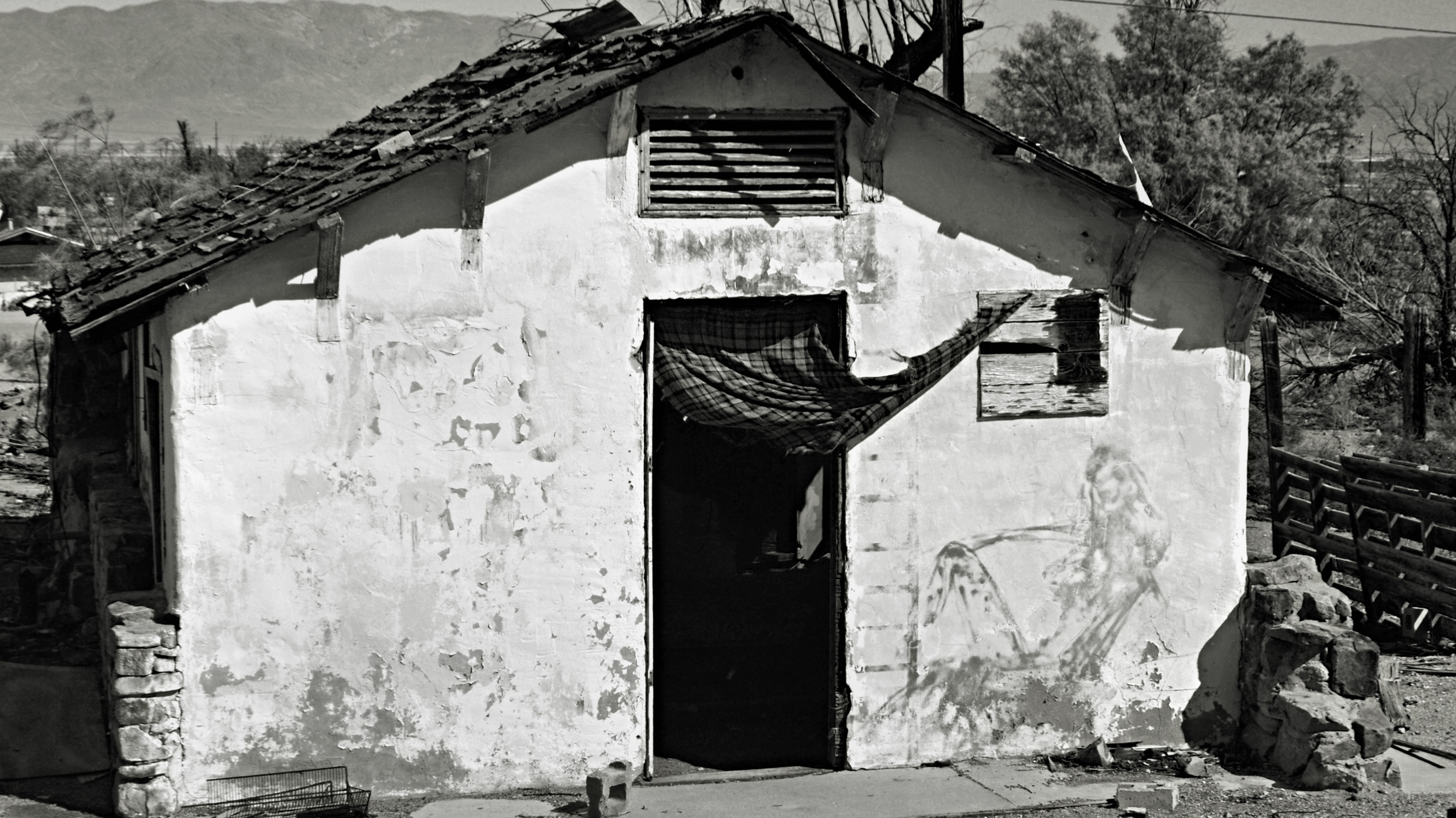 My copyright owned image of the Trona House.