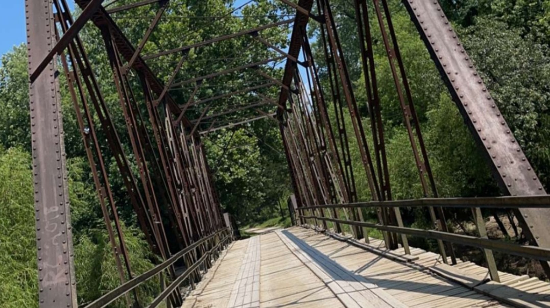 Local Missouri Bridge in spring