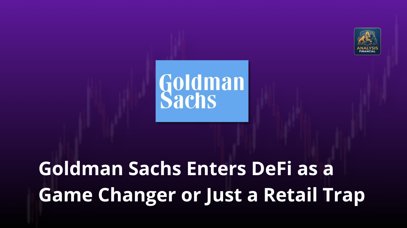 Goldman Sachs and Binance shake DeFi. A deep dive into market trends, technicals, and smart trading.