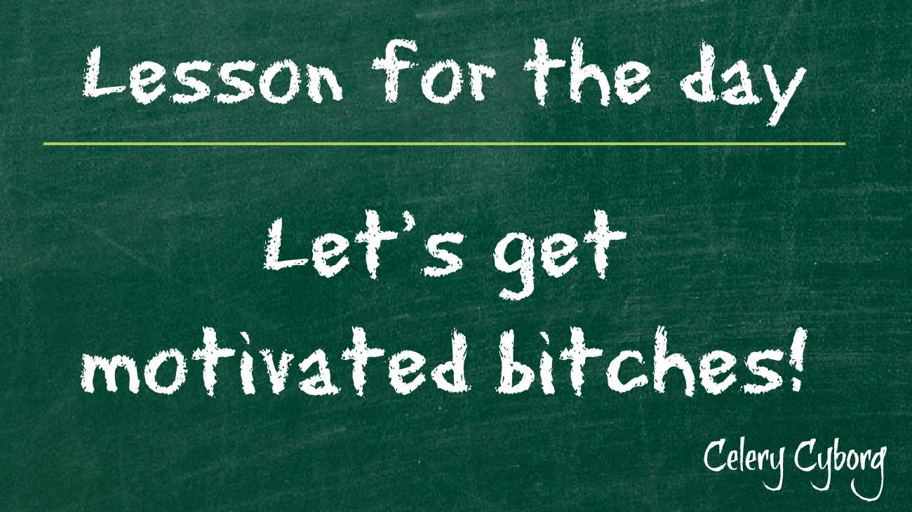 It is a thumbnail for motivating mofos!