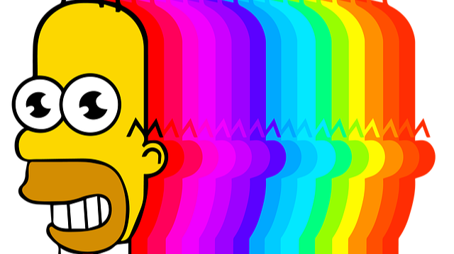 psychadelic Homer