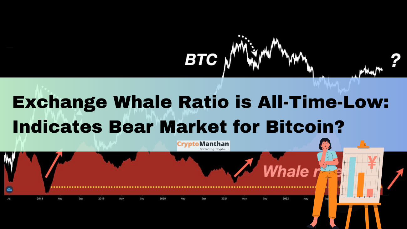 Exchange Whale Ratio is All-Time Low: Indicates Bear Market for Bitcoin?
