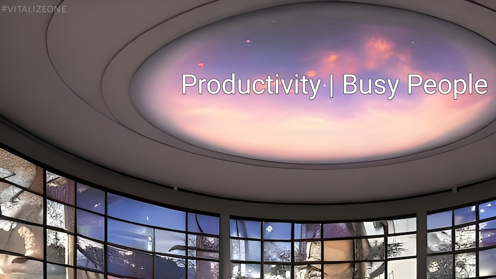 Give Work to the Productive / Busiest People You Know, VitalyTennant.com