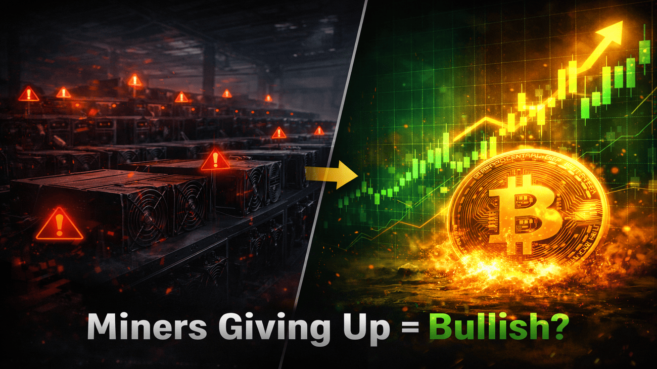 Bitcoin Miners Are Giving Up (And That Might Be GREAT News)