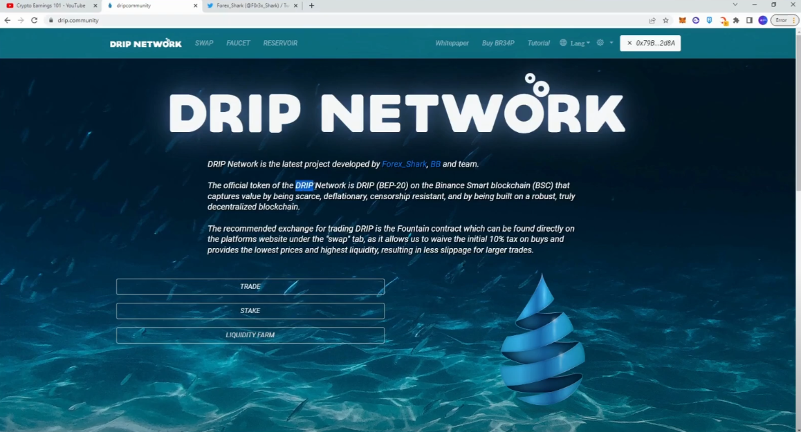 DRIP Network Guide For Beginners 2022 How To Get Started Metamask