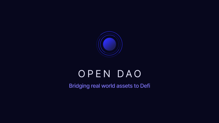 Open DAO: Bridging real world assets to Defi