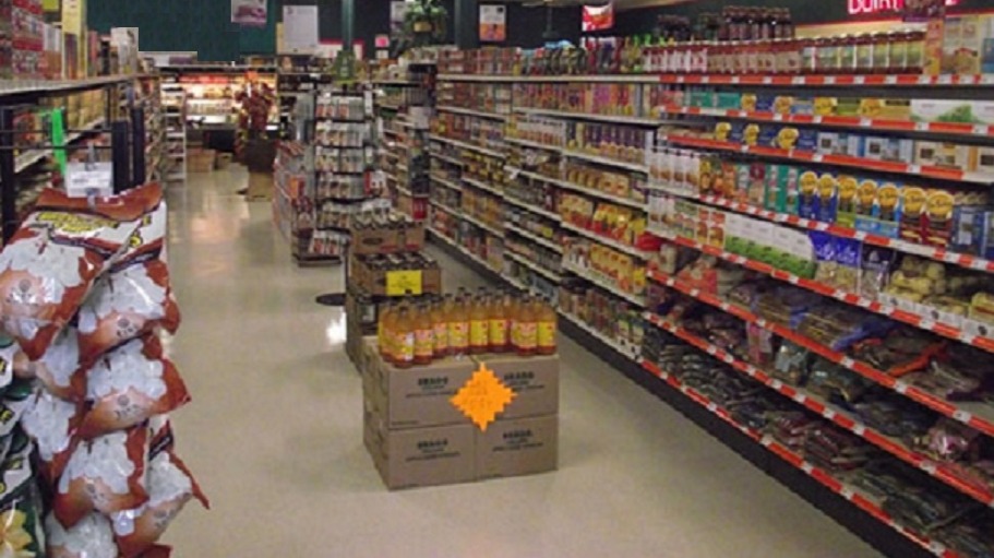 Healthy Hippie grocery aisle