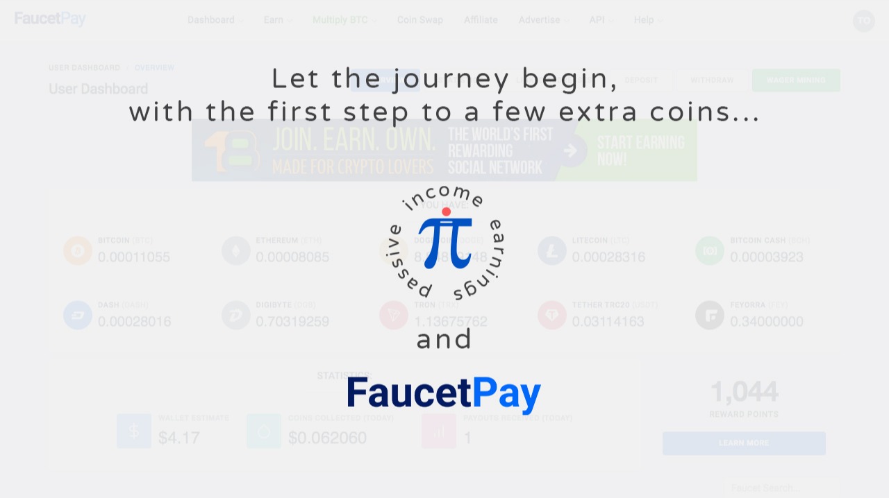 Passive Income Earnings and FaucetPay