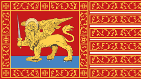 Venice's St. Mark war flag