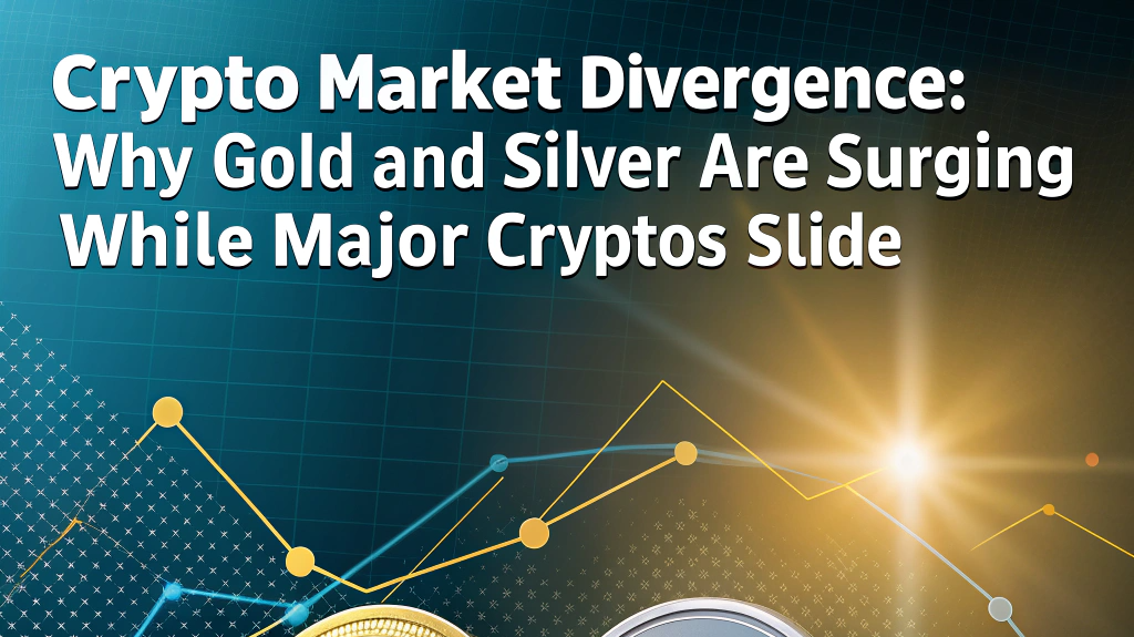 Crypto metal divergence in the markets
