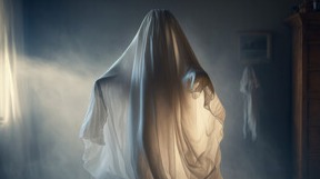haunting shadow sheet figure